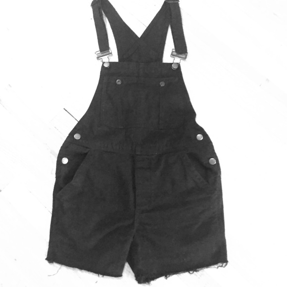 white short overalls womens